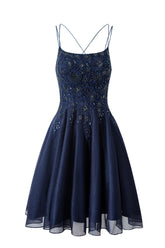 A-line Chiffon Short Homecoming Dress